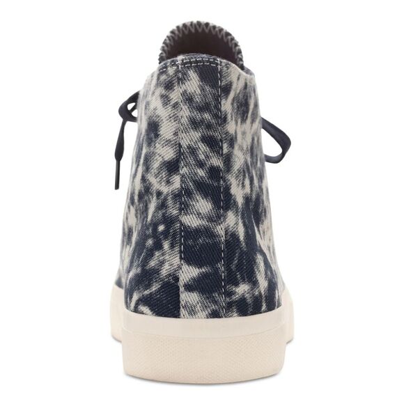 SUN STONE Mens Navy Tie Dye Comfort Mesa Round Toe Lace-Up Sneakers Shoes 10 M - Picture 3 of 4